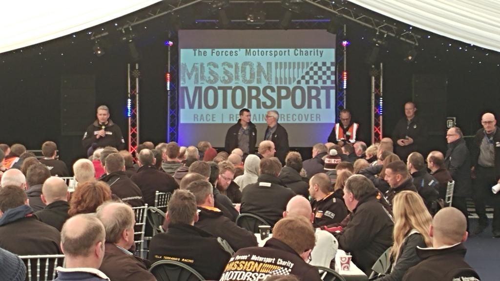Clark_Monkey's tweet photo. It's the drivers briefing and The Clerk is telling everyone to race safely and respect others. His name is Colin,  be like Colin @MM_RoR https://t.co/obPUGEjFyb