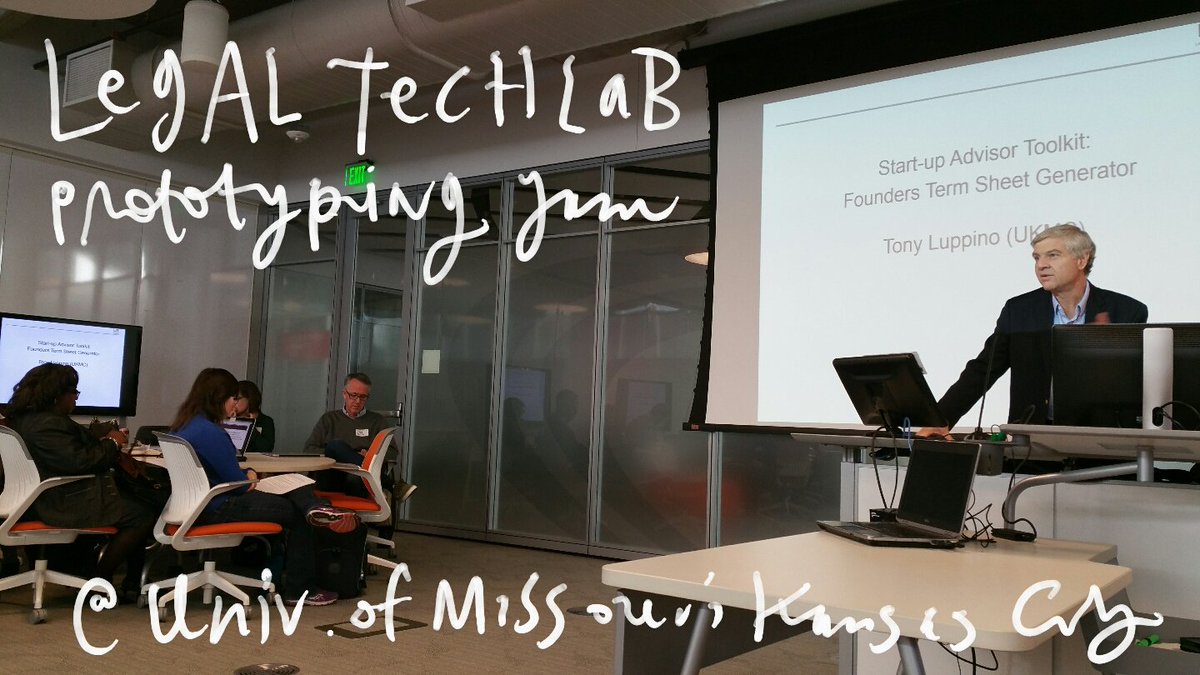 margarethagan's tweet photo. Right now @UMKCLaw, the Legal Tech Lab's prototyping jam https://t.co/a4M2myfYp7
