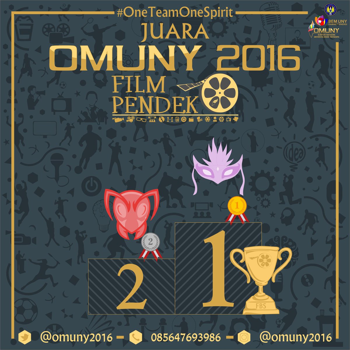 Juara #filmpendek #omuny2016 @BEMFIPUNY @bemfbsuny @bemfe_uny <a href="/bemfisuny/">BEM FIS UNY</a> <a href="/BEMFMIPA_UNY/">BEM FMIPA UNY</a> @BEM_FTUNY <a href="/BEMFIKUNY/">BEM FIK UNY</a>