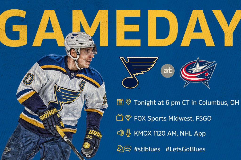 St. Louis Blues on X: #stlblues visit the Blue Jackets for the first time  in the 2016-17 season tonight at 6 p.m.  / X