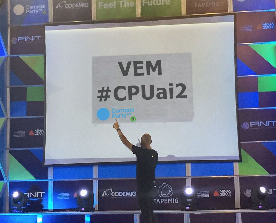 brunofvianaa's tweet image. Peraí @CampusPartyBRA , eu ouvi o @toniconovaes falar de #CPUai2 ??? SE TÁ NO TELÃO ENTÃO É VERDADE
