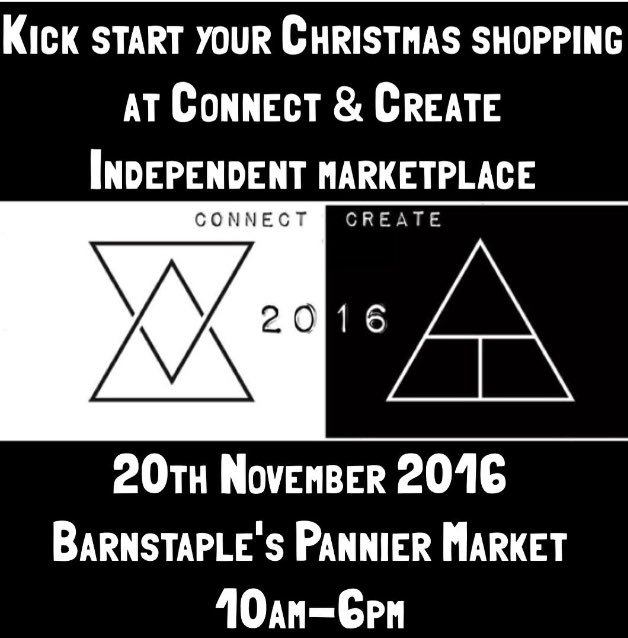 Our 1st #christmas #market of the season #connectandcreate with @thecoveboutique at Barnstaple's pannier market 20th Nov #buylocal #smallbiz