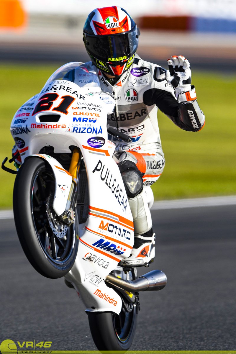 VRRidersAcademy's tweet photo. .@PeccoBagnaia chiude la sua qualifica #Moto3 al #ValenciaGP in P16 a +0.475 💪🏻
@asparteam https://t.co/oHh1HuzwfX