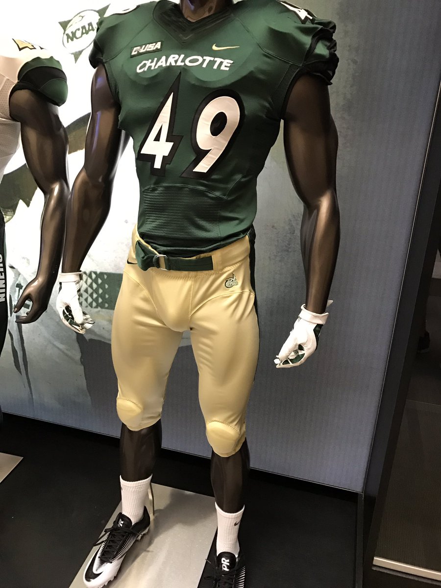 charlotte 49ers football jersey