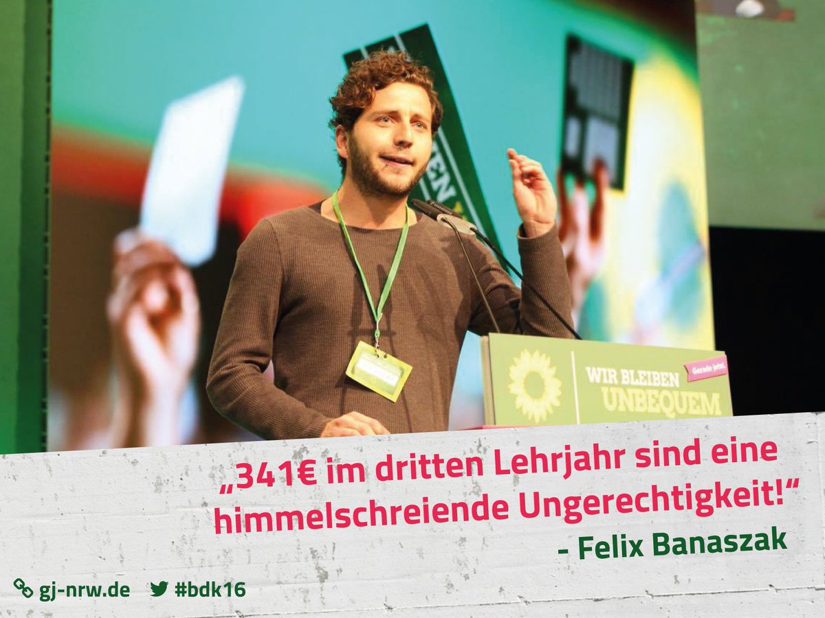Die #bdk16 hat den fabelhaften Antrag der <a href="/gruene_jugend/">GRÜNE JUGEND</a> zur Beruflichen Bildung inkl. einer Mindestvergütung für Auszubis beschlossen \o/