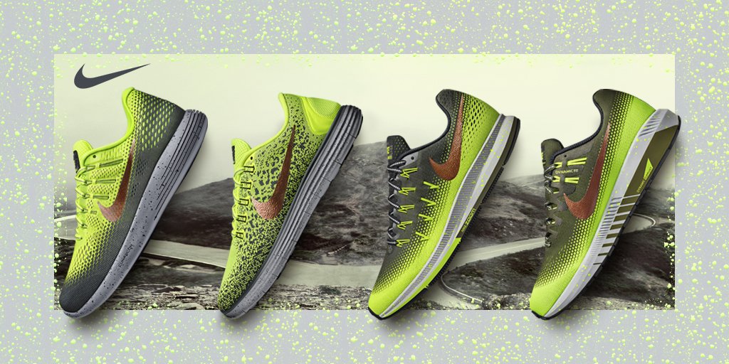 PRRunning's tweet image. Pegasus, LunarGlide, Structure &amp;amp; more. All weatherized to keep you dry &amp;amp; safe during the colder, darker months. #NikeShield #StayDry #BeSeen