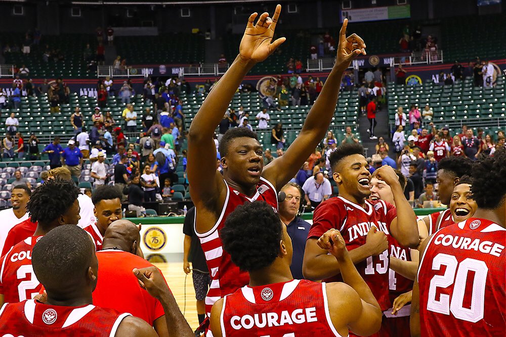 The win over #2 Kansas ⏩ the highest ranked opponent IU has defeated in a season opener since beating #2 UCLA in St. Louis in 1975.