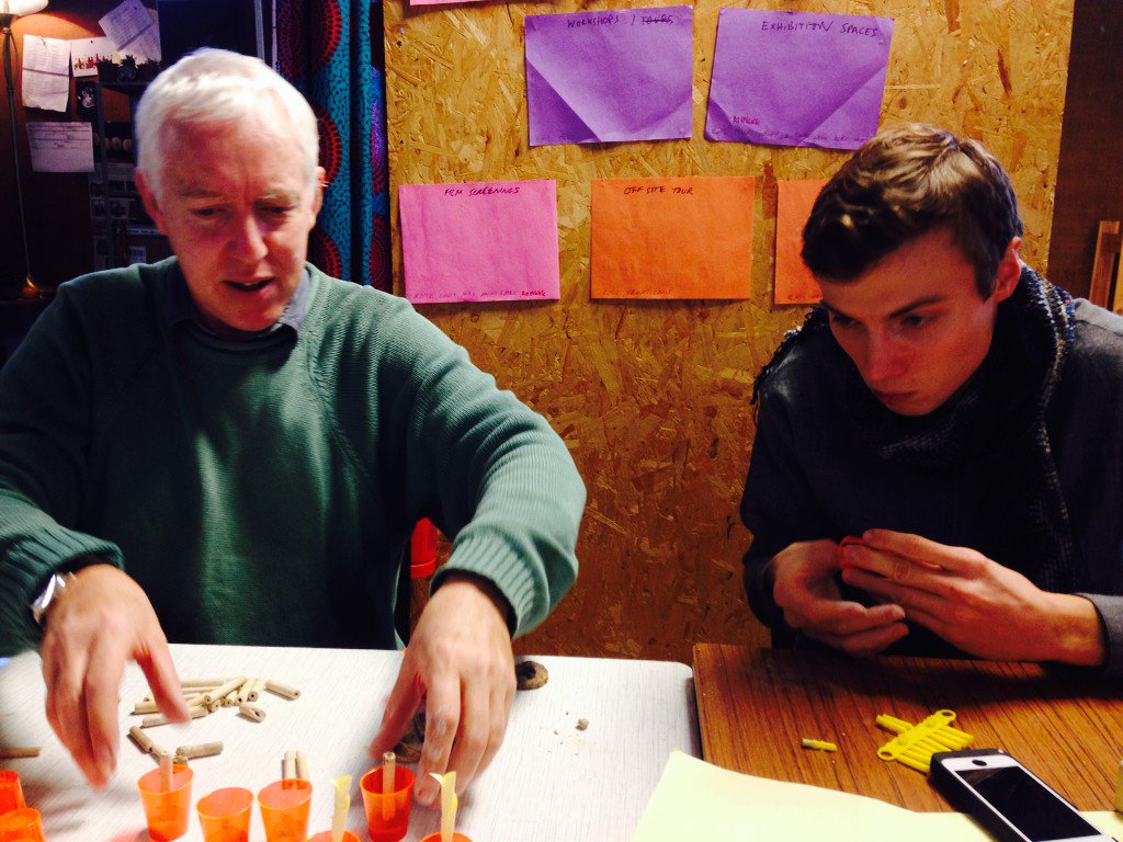 theotherma_TOMA's tweet photo. Thanks @theoshieldsart for the chess piece making workshop today @OpenSchoolEast it was nice to get our make on https://t.co/gDl17anzQU