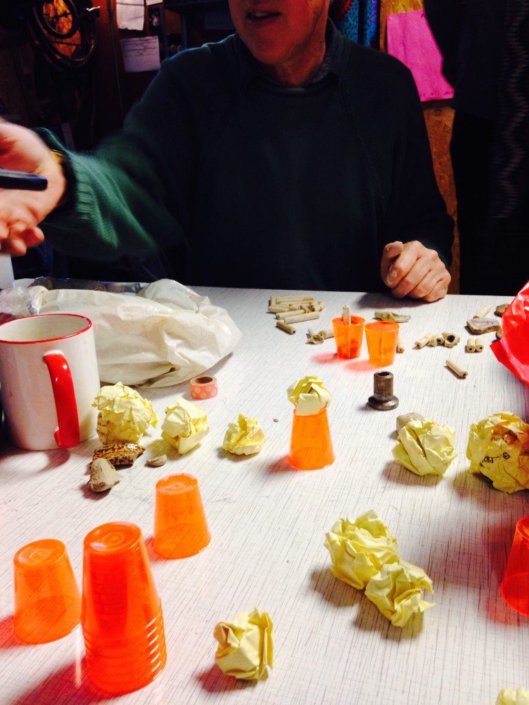 theotherma_TOMA's tweet photo. Thanks @theoshieldsart for the chess piece making workshop today @OpenSchoolEast it was nice to get our make on https://t.co/gDl17anzQU