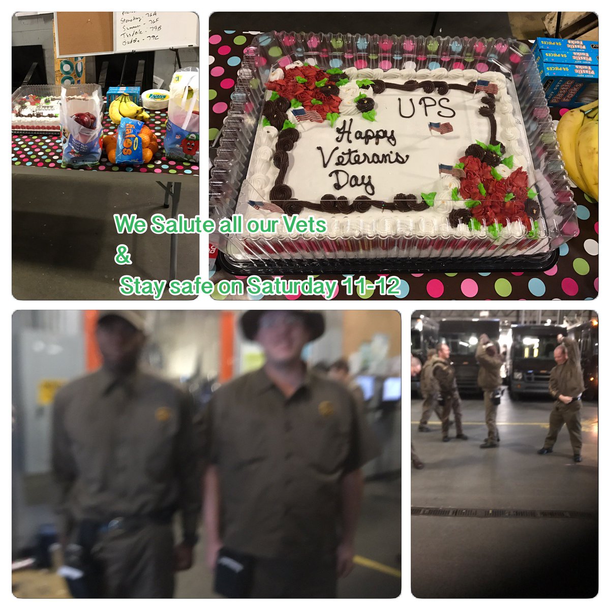 Stand up and salute our Vets. Let's have a safe Saturday ppl