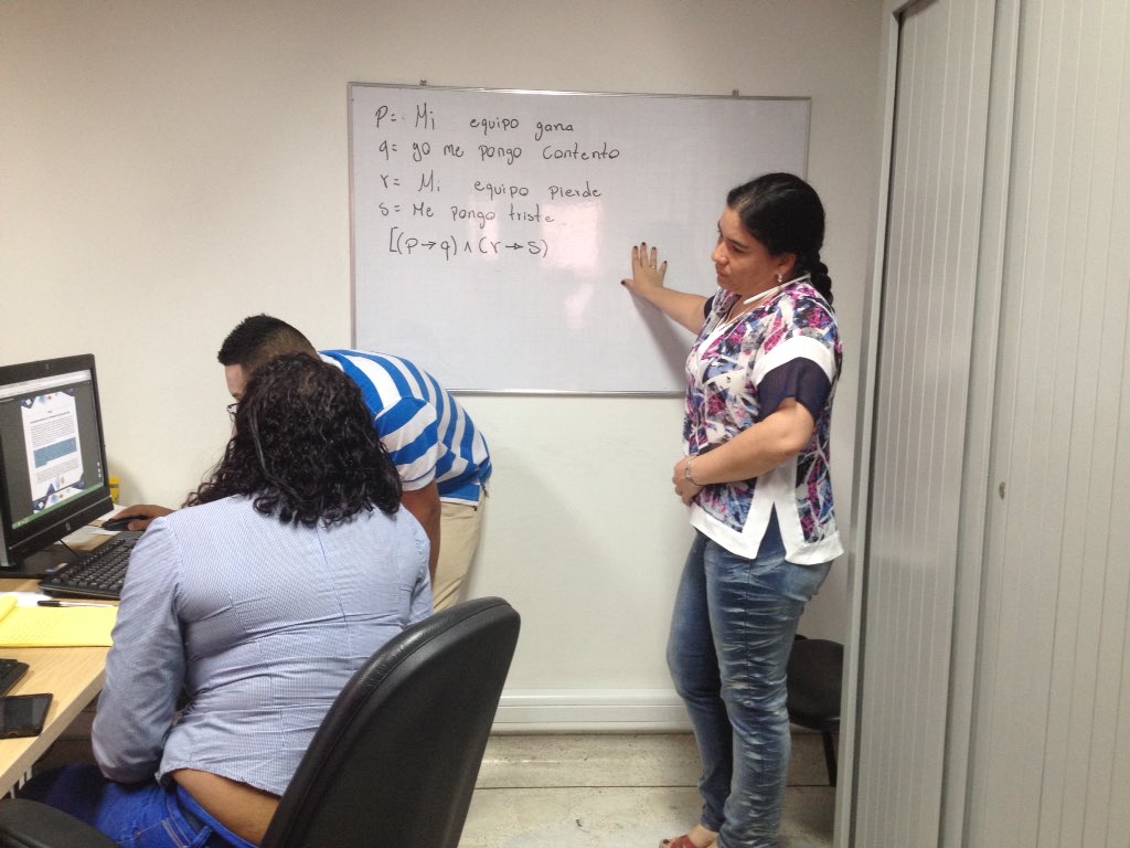 ccastano's tweet image. Los sábados son de #logicamat en la @UNADCALI #CIPAS