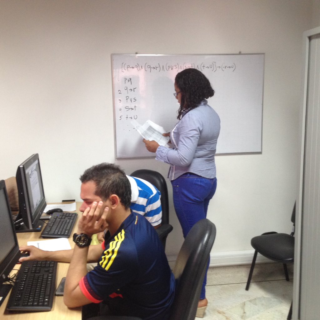 ccastano's tweet image. Los sábados son de #logicamat en la @UNADCALI #CIPAS