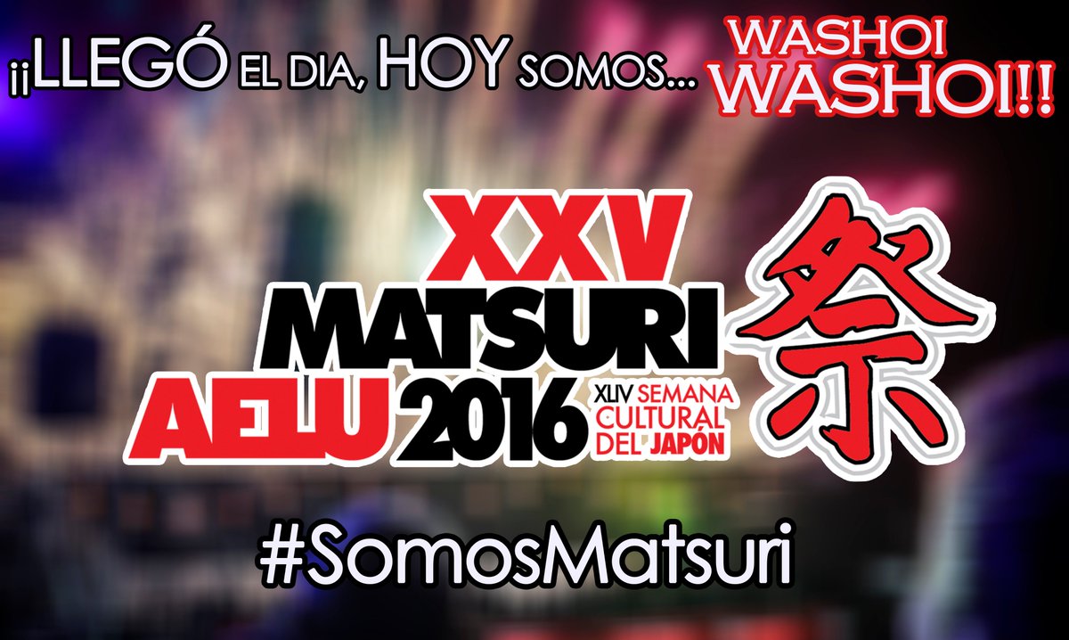 aelu1's tweet photo. #SomosMatsuri https://t.co/ObEjI7yYw3