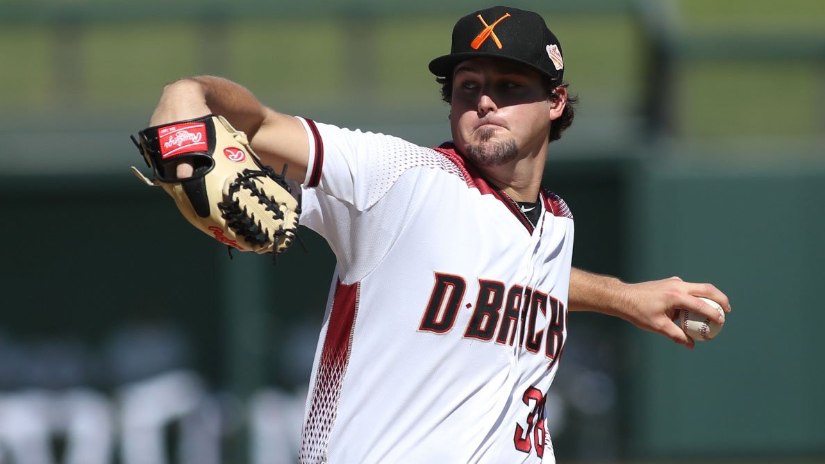 Dbacks's tweet photo. #Dbacks prospect Josh Taylor starts in today's @MLBazFallLeague Military Appreciation Game at 6:00 PM: https://t.co/Yml2O9eqJV https://t.co/fXfISvfQKa