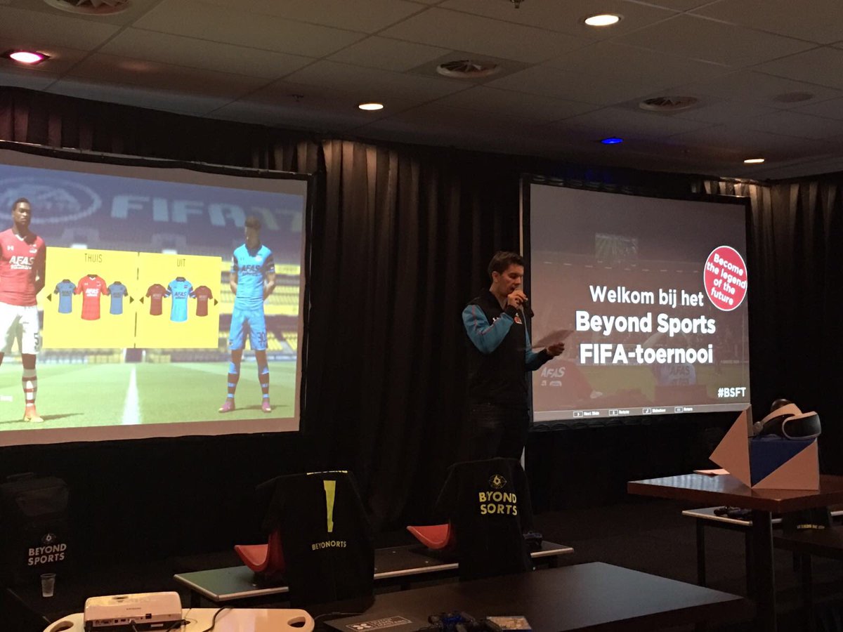 Nu in het AFAS Stadion: het Beyond Sports FIFA-toernooi. 🎮#AZ