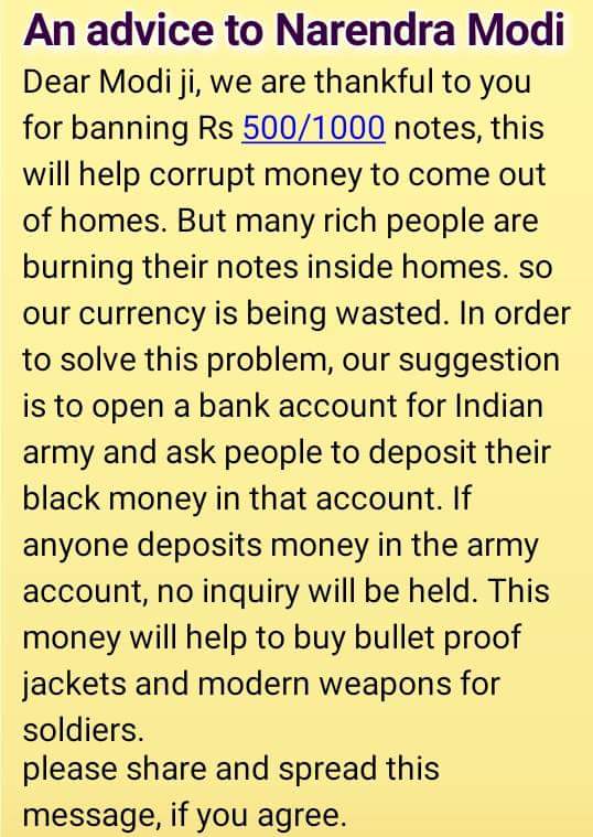 KoustavOfficial's tweet photo. Please sir, let's do it. @narendramodi
#ModiFightsCorruption #Modi #BJPGovernment #IndiaFightsCorruption #RBI #ModiTheMan #DevelopingIndia https://t.co/WfMO5YBn7Y