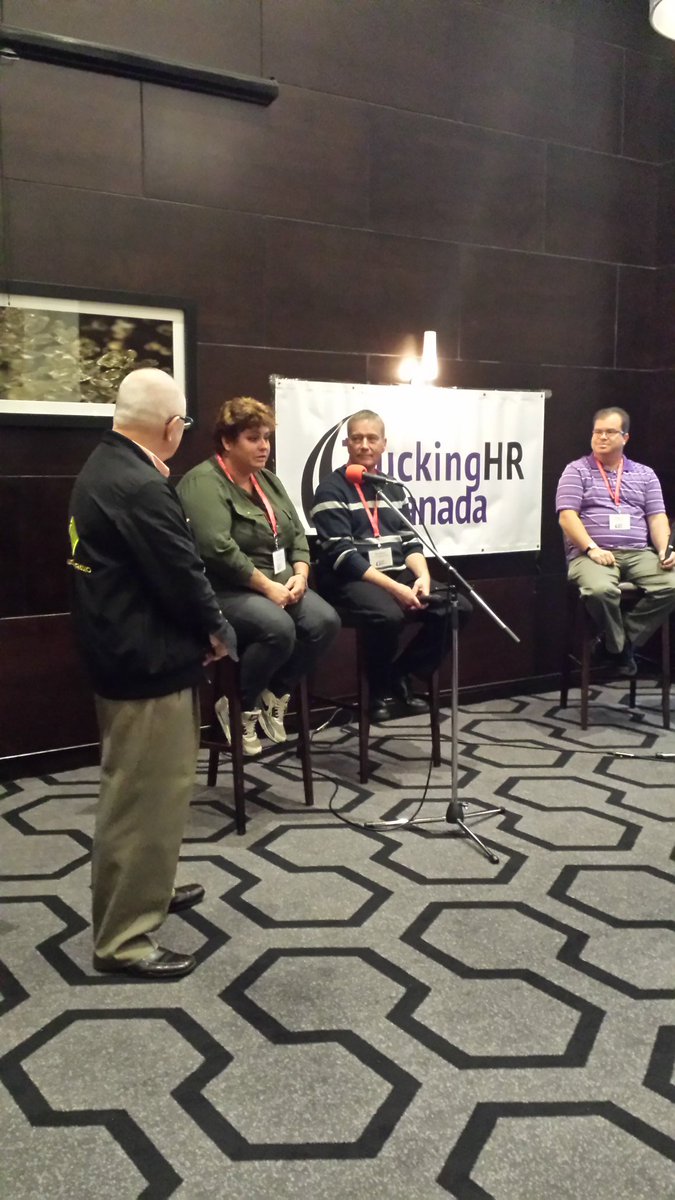 truckingHR's tweet image. Our panelist Lorraine @JG_Drapeau &quot;I&apos;ve always wanted to drive a truck&quot;. From forklift operator to truck driver! #DriverConnect #MicroSkills