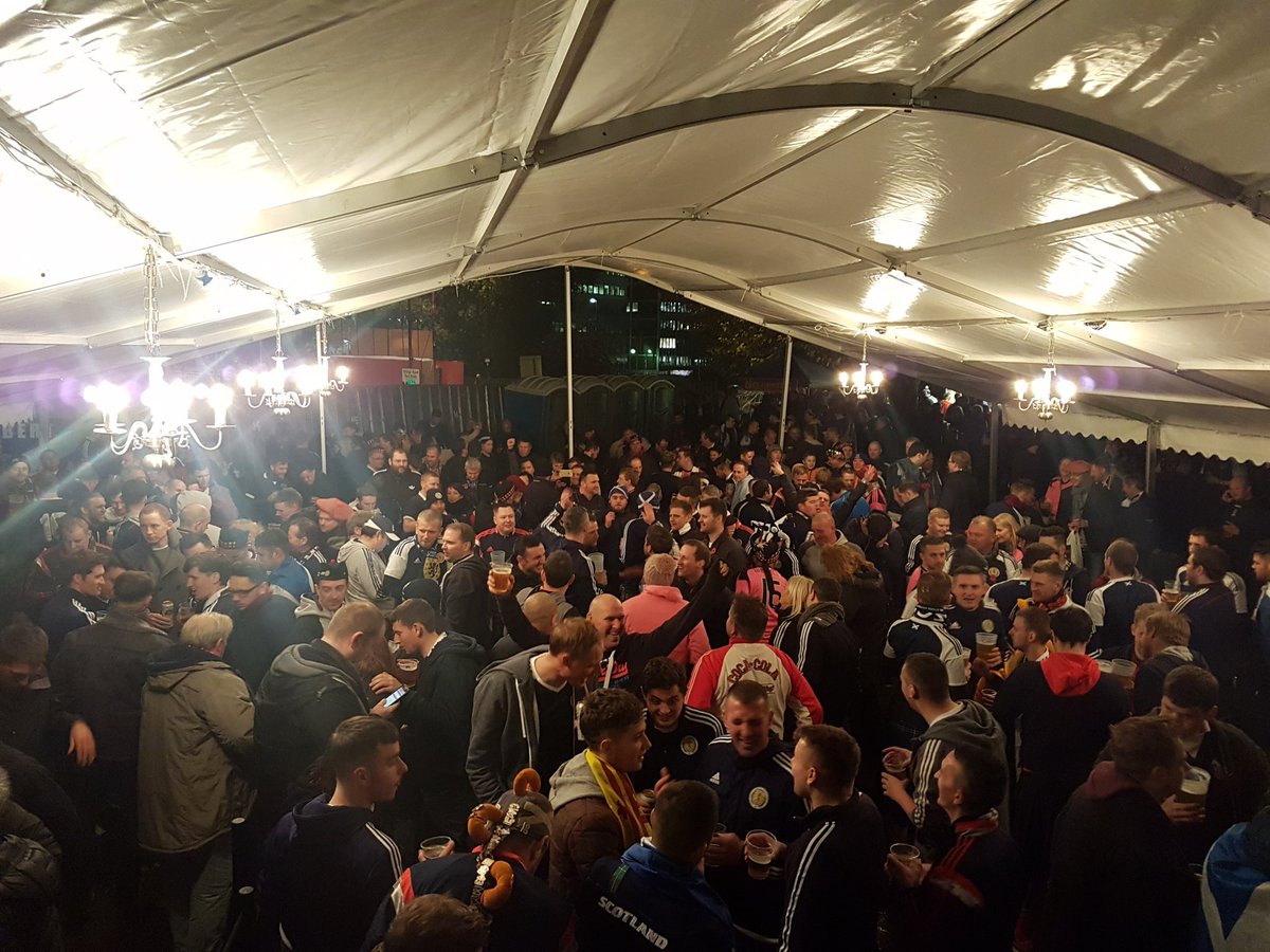 Thanks to all the fans, disappointing result but boy did you have a great time #Scotlandfansonly