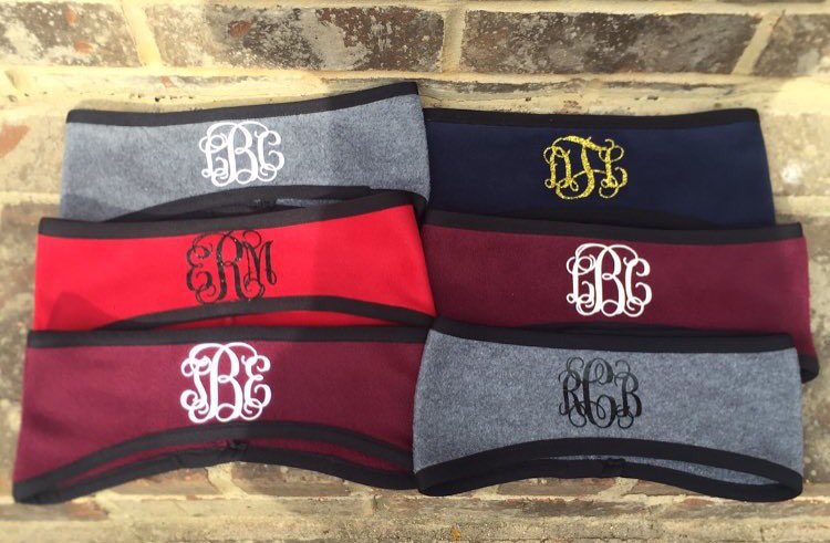 _SouthernBows's tweet image. Christmas is only 7 weeks away! Get your orders in now! Monogrammed ear-warmers are in stock and only $12!