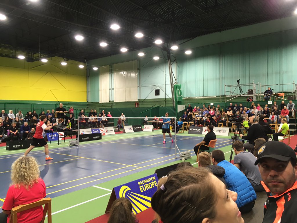 CzechBad's tweet photo. ČR vs Lucembursko, k prvnímu zápasu právě nastoupil @AMendrek. #emtc17 https://t.co/uZr8z5h6IZ