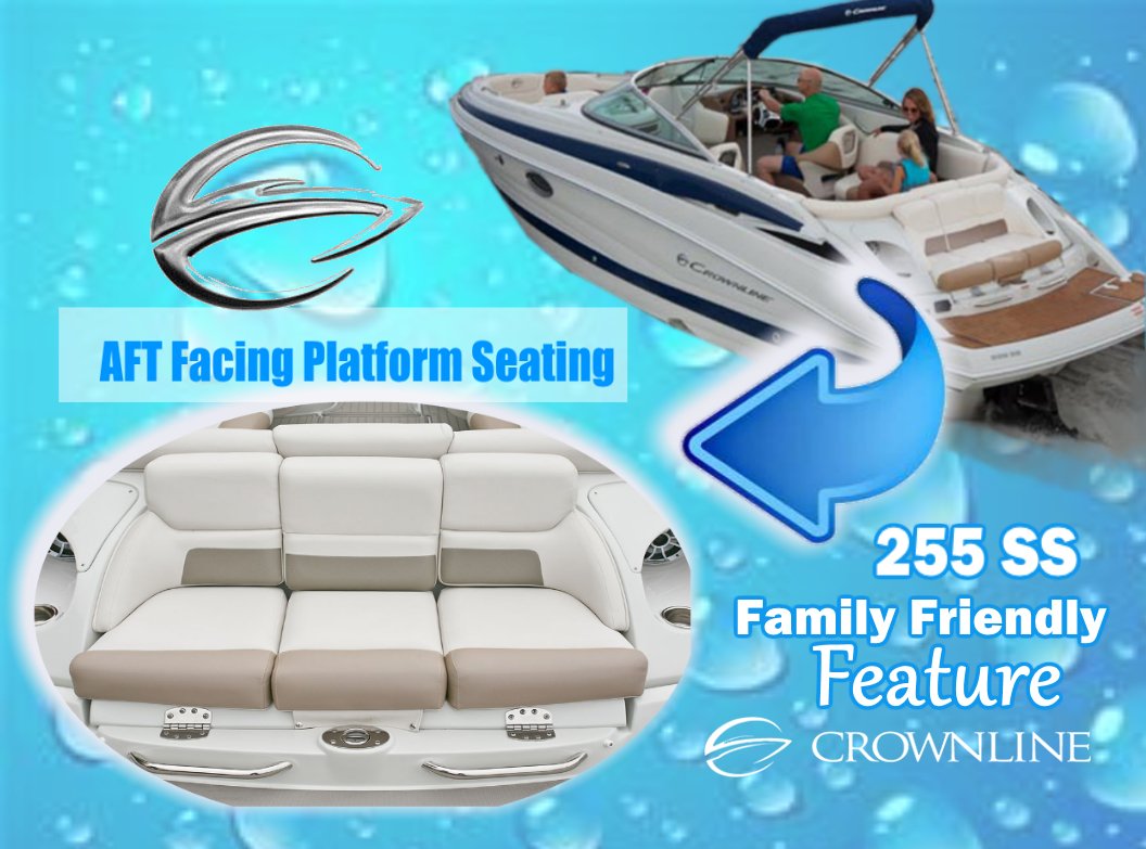 CrownlineBoat's tweet photo. Crownline Rumble Seats! Have the best view on the water. #Crownline #doesmore https://t.co/c2xoVofIqf