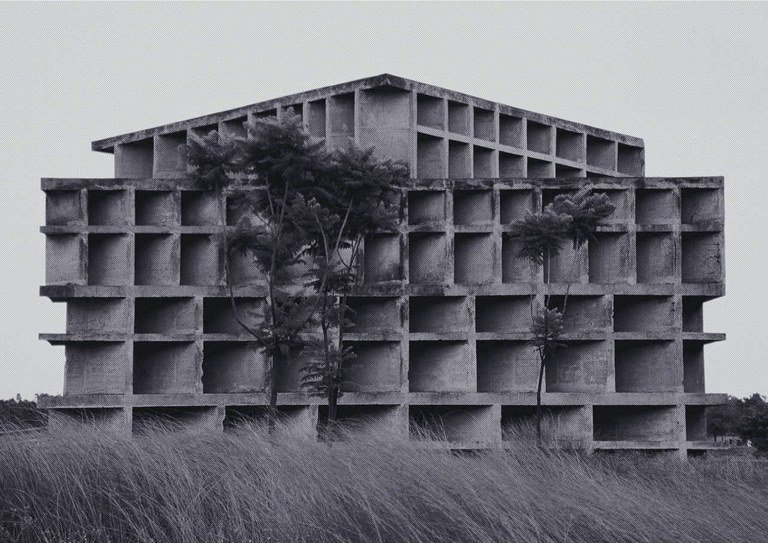 rabihalameddine's tweet photo. Le Corbusier - The Tower of Shadows, Chandigarh, 1965 https://t.co/c2iBaDbY75