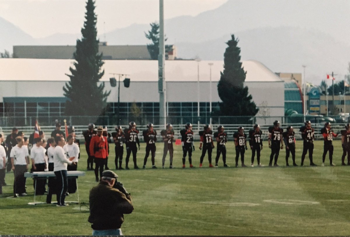 2003 the Rebels football team - Won the BC Junior Championship. Wishing <a href="/WestshoreRebels/">Westshore Rebels</a> well in National title game today.