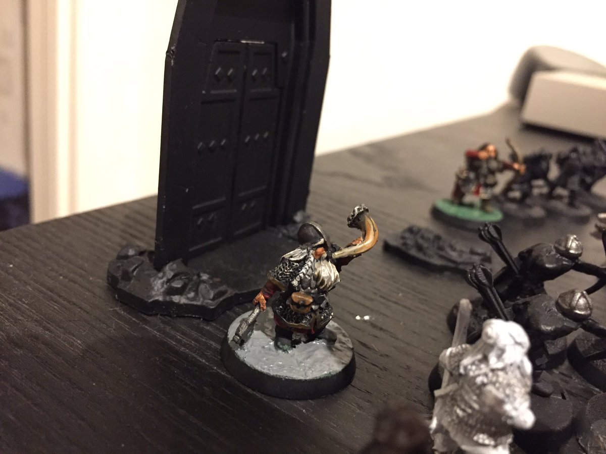 miniaturespace's tweet photo. With so many dwarves, I've split them into two armies. First - Iron Hills veterans, &amp; Moria themed Balin. https://t.co/8g7KMIXjhR