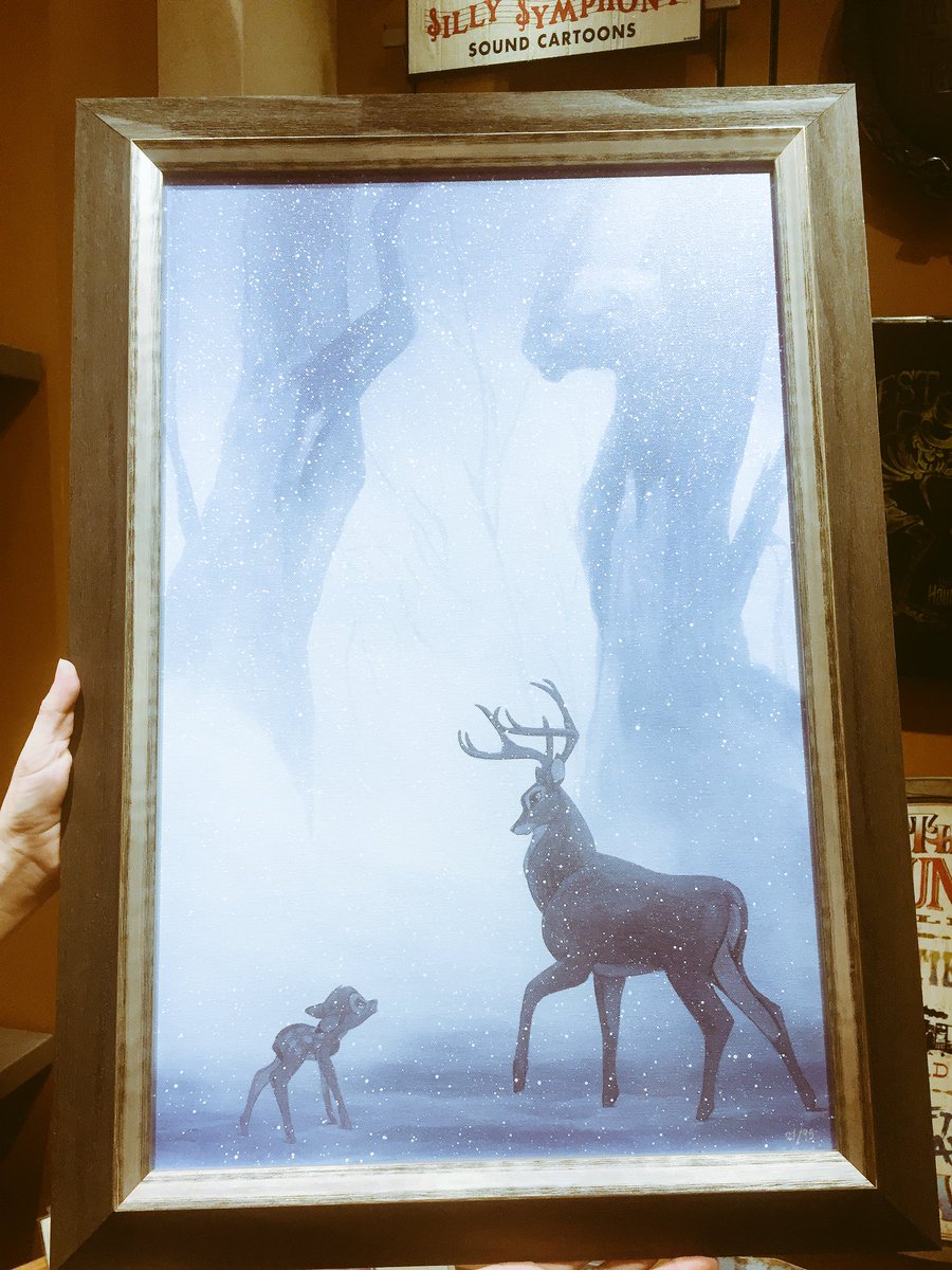 LizJMercado's tweet photo. #WilliamSilvers You showed me we are not "All Alone" today. Your work is #soultaking #Bambi #WhenArtBreathes ✨ https://t.co/YKj1U3RmGJ