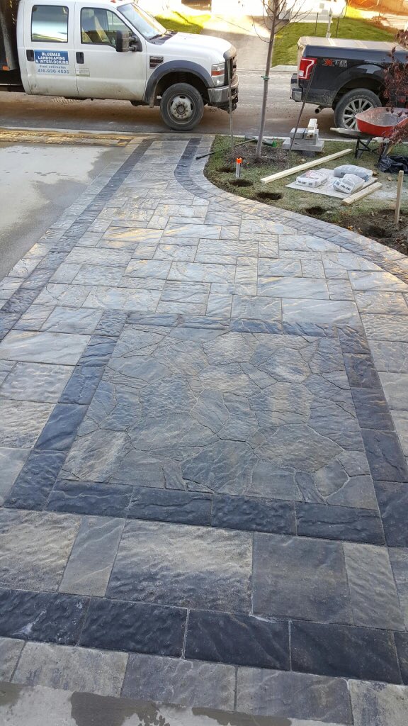 BluemaxLandscap's tweet photo. Completed stunning #frontentrance  #Backyard Patio #Walkway #Naturalstones #Flagstone #Steps #Driveway Borders #Interlock #Landscaping https://t.co/2T7QNmvZMP