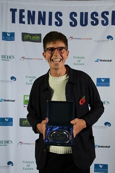 Congrats to Tom Payne &amp; Freya Lumsden on winning awards <a href="/TennisinSussex/">TennisinSussex</a> annual awards at Amex Stadium 🏆🎾