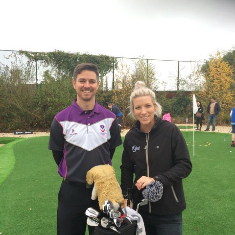PeteTheHungry's tweet photo. Great day meeting a sporting hero of mine @melreidgolf #fanboy #anyquestions. Thanks @dparkespga for the event! #shortgamemasterclass https://t.co/nPPNNNuruC