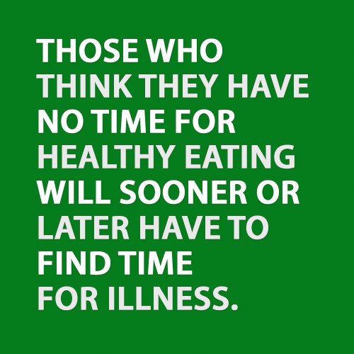 Maluki_J's tweet photo. 'Those who think they have no time for healthy eating will sooner or later have to find time for illness.' #AfricaLD @AfricaLD @JulieGichuru https://t.co/iE3NeaDSKZ