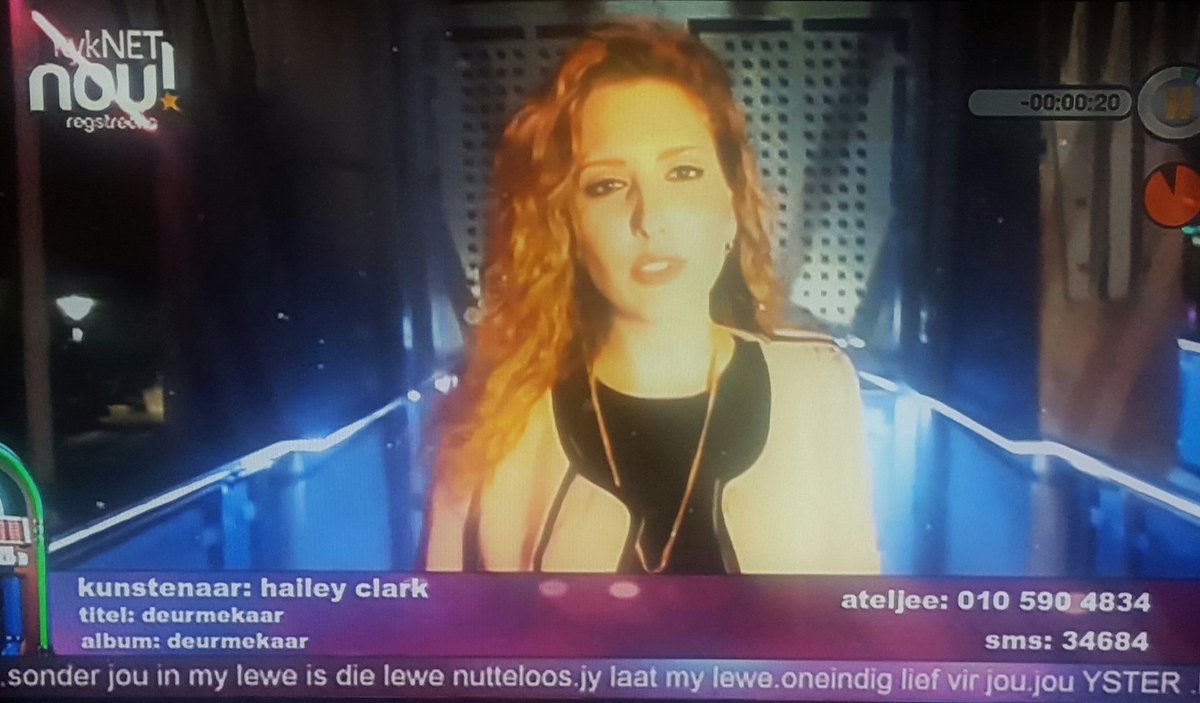 WilnaIce's tweet image. So skop @Jukebox_kykNET af met @HaileyClarkHC se #Deurmekaar op ń Saterdagaand !! Awesome liedjie Hailey 💖