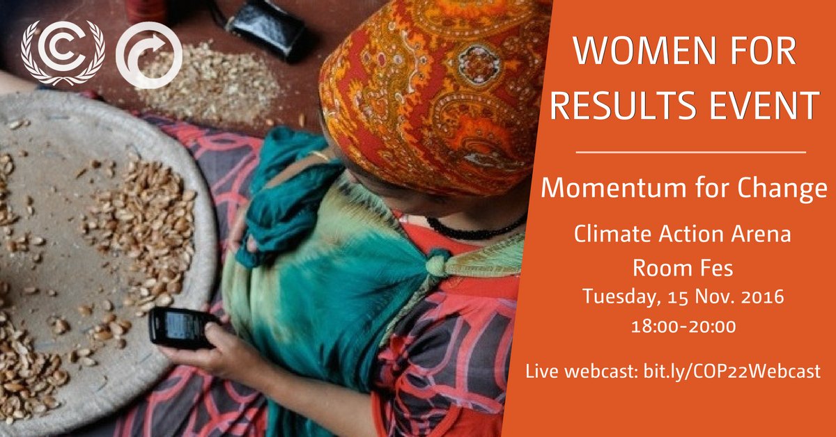 Momentum_UNFCCC's tweet photo. Women are leading the way on #ClimateAction worldwide. This event will show us how. Available via live webcast: https://t.co/VArQhfO59V https://t.co/zLtelyqx70