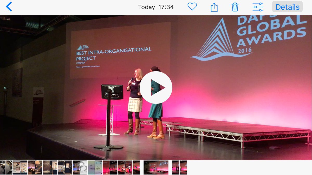 kfy98's tweet image. 'Adopt a grandparent' @ASPHFT winning an award @DAPSummit!