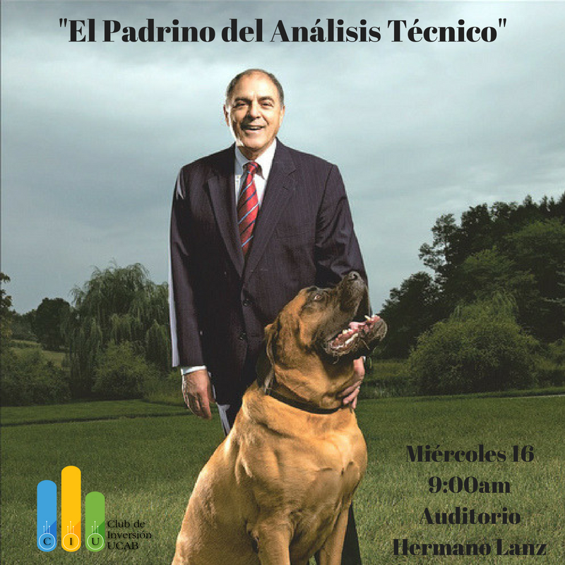 CInversionUCAB's tweet photo. "El padrino del Análisis Técnico”
Tendremos como invitado especia @Ralph_Acampora  
Este 16 de Noviembre a las 9:00. Auditorio Hermano Lanz. https://t.co/zx2Qr759vY