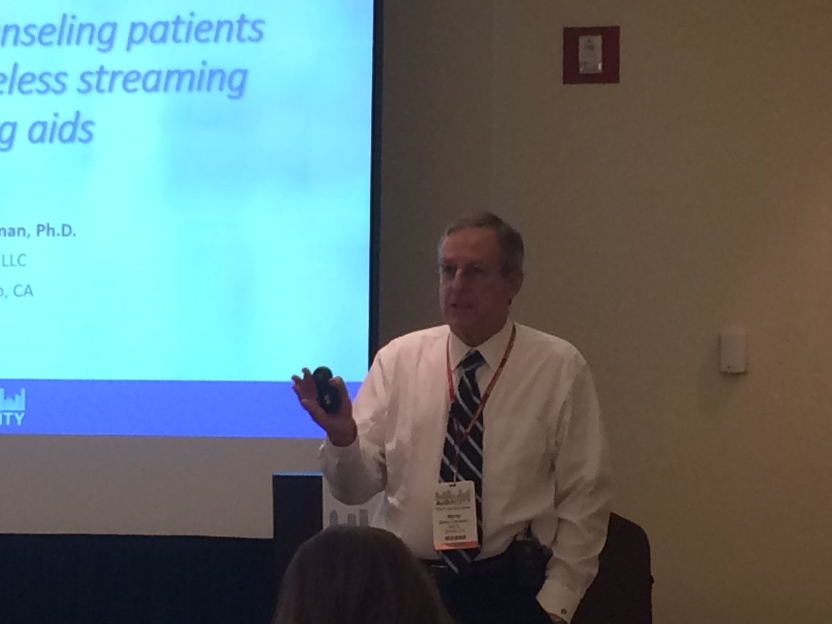 HearingReview's tweet photo. Barry Freeman shares how iOS updates & patients' streaming habits affect #hearingaid battery life. #AuDacity2016 #audpeeps @ZPower_Battery https://t.co/K7FL7j1KFU
