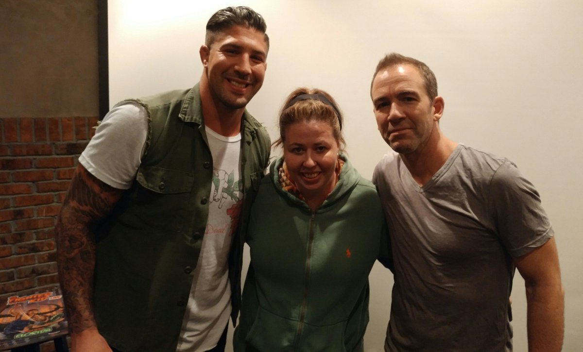 Imagine7's tweet photo. @BrendanSchaub @bryancallen @FighterNtheKid Thank you so much for last night! Amazing show.... LOVED it....#HadABlast https://t.co/hUAvGmUHdD