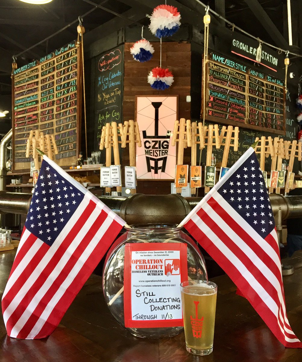 CzigMeister's tweet photo. We're continuing our efforts to #supportourveterans by collecting donations to #OperationChillout throughout the rest of this weekend! 🇺🇸 https://t.co/QOxrKMfLLV