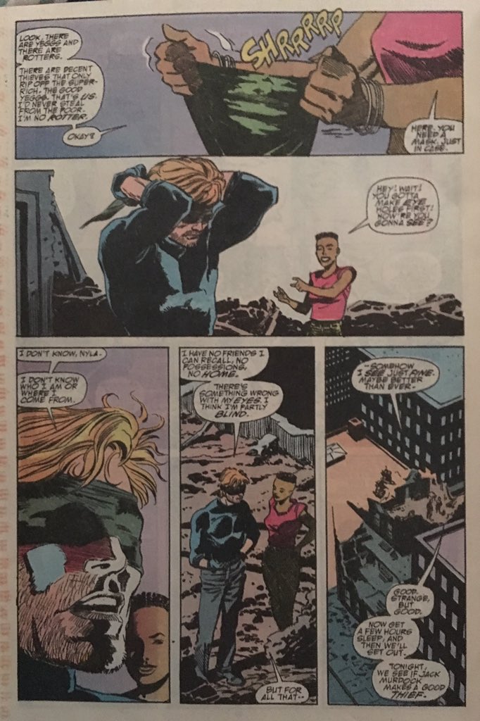evol_annabellee's tweet photo. Bc who needs eye holes? #Daredevil #MattMurdock #Nocenti #Comics
I LOVE THIS! ❤️😈 https://t.co/gFWFsg59hb