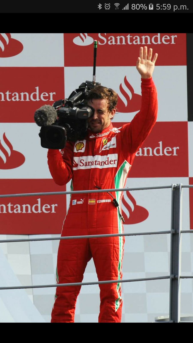 p4u1987's tweet photo. Its not the first time @alo_oficial has had a go on a tv camera remember back in 2010 in monza @tedkravitz 😂😂 he taken a bit of an interest https://t.co/U05vBBFCDv