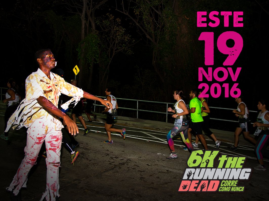 6KRunningDead's tweet photo. The Running Dead será éste 19 de noviembre. Inscripción $20 en Bassil o visita JPlayRaces (https://t.co/Xd01ITJBtf) https://t.co/fHrBbz8vZp