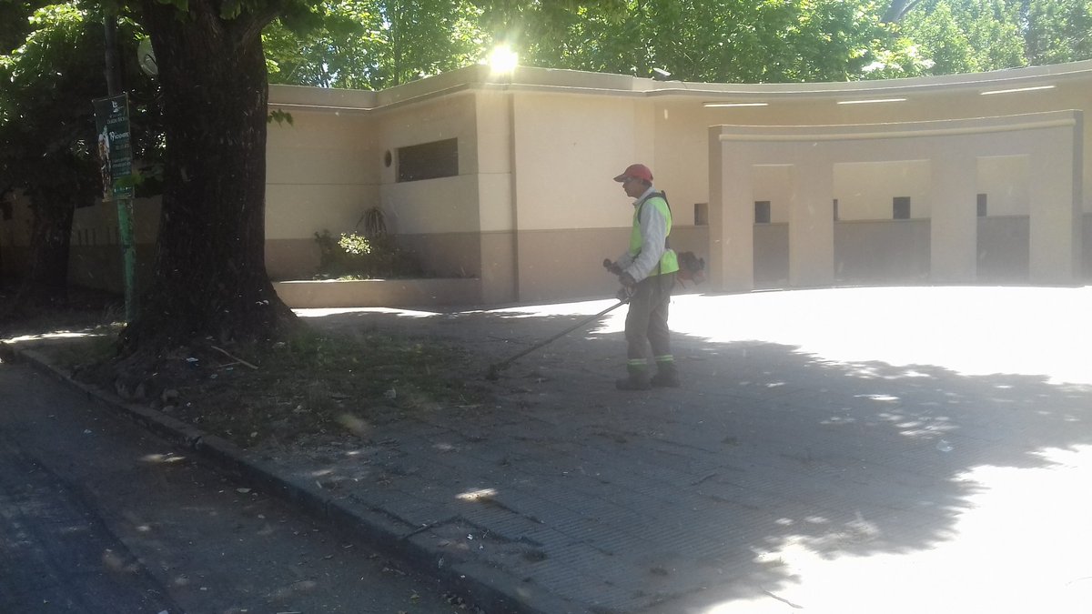 PlazasParques's tweet photo. Corte de pasto y limpieza entrada al hipódromo de la plata. @JulioGarro @MartinezAyerra https://t.co/QM8IbxO7kM