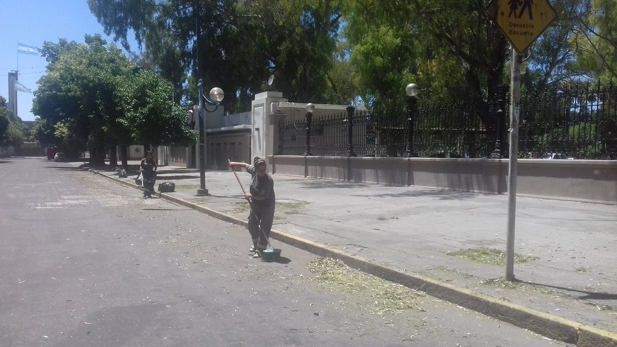 PlazasParques's tweet photo. Corte de pasto y limpieza entrada al hipódromo de la plata. @JulioGarro @MartinezAyerra https://t.co/QM8IbxO7kM