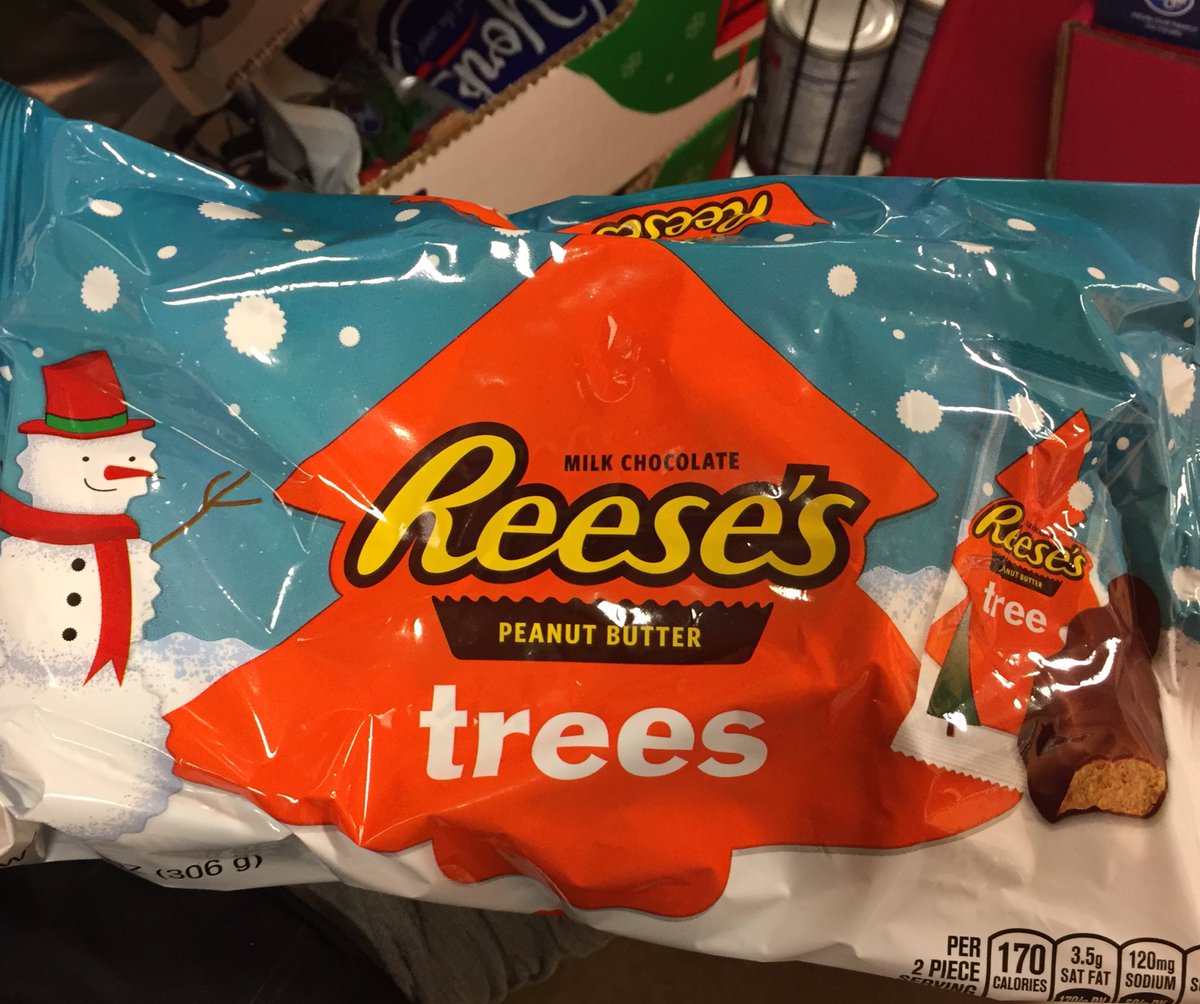 jess_salz's tweet photo. To the 2 1/2 people that followed my Reese's tree saga last year... they are officially back. Coverage commences immediately. #reesestrees https://t.co/cwRpqVPgfz