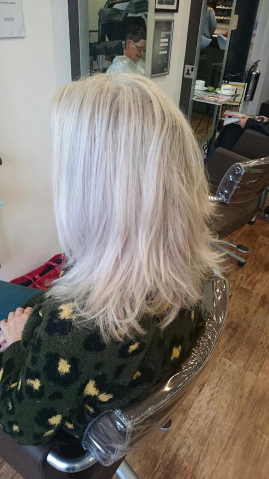 NewportFg's tweet photo. No more long summer ash #blonde instead a short #warm #winter honey blonde for @MazSummers by our MCE Becky and Cut &amp; Finish by Danielle #Fg https://t.co/EBPCPiVpFZ