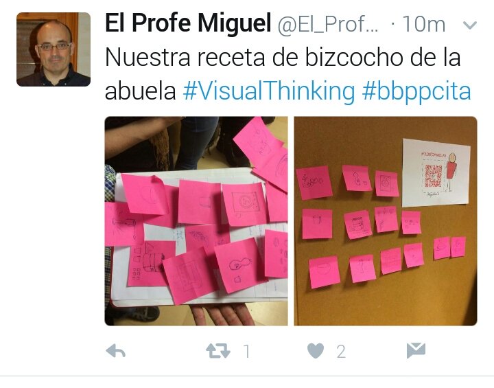 ValledelMiro's tweet image. #bbppcita #VisualThinking nuestros profes comparten experiencias con otros profes, no hay mejor forma de aprender