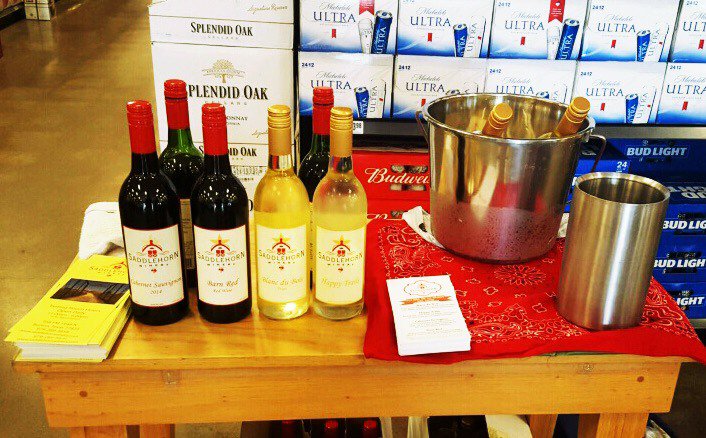 Saddlehornwnry's tweet photo. Stop in HEB in Brenham today for Home for the Holidays! We're there til 2pm serving wine. #HolidayPrepping #ShopWine https://t.co/9gysMFvCrh