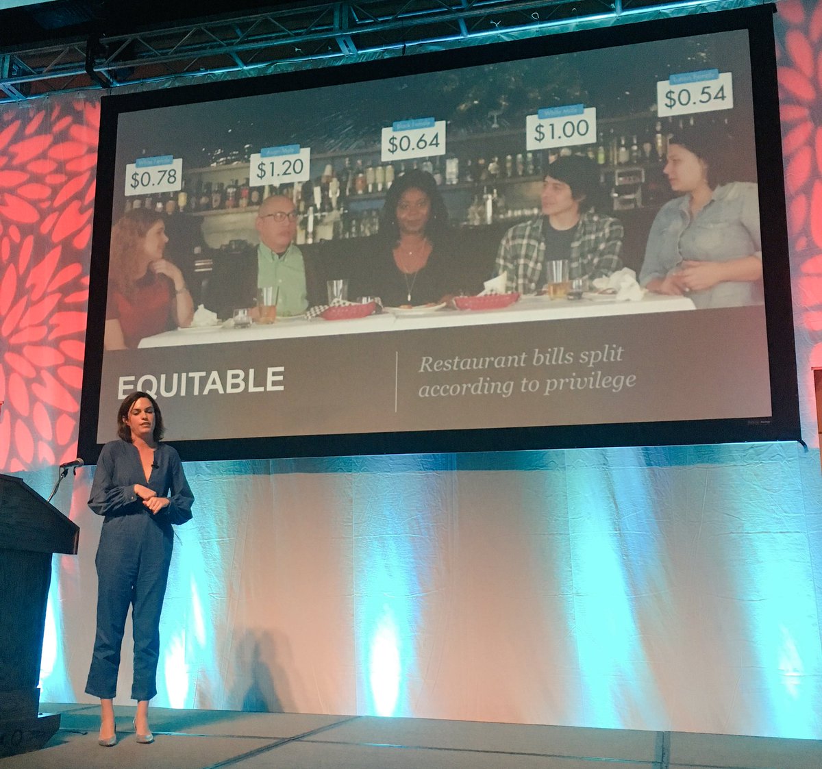 ColorSells's tweet photo. Equitable app that sets your bill according to what you ate but privilege #cmgsummit16 @trendwatching https://t.co/VPoqeOrkm5